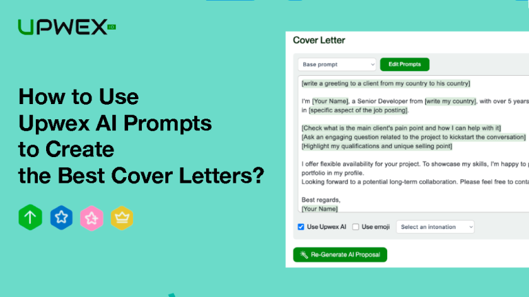 How to Use Upwex AI Prompts to Create the Best Cover Letters